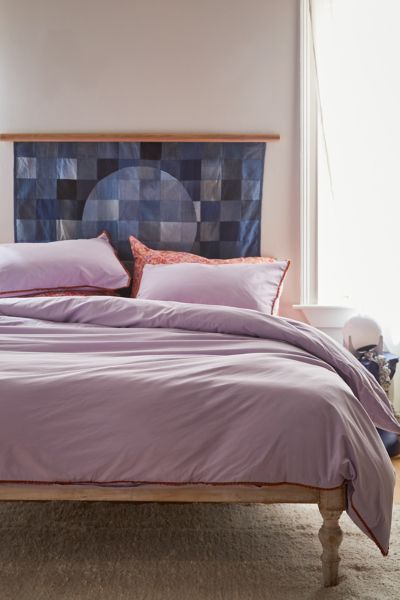 Breezy Cotton Percale Tassel Duvet Cover