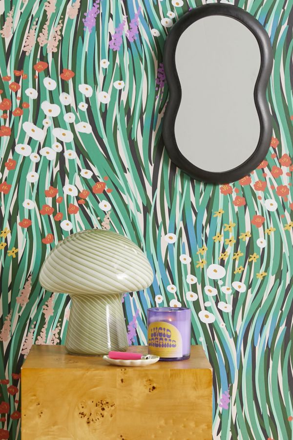 Slide View: 1: MSRYSTUDIO Windy Day In Garden Removable Wallpaper