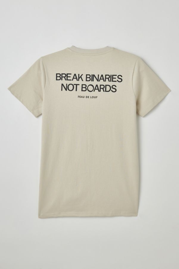 Slide View: 3: Peau De Loup X Skate Like A Girl UO Exclusive Breaking Binaries Tee