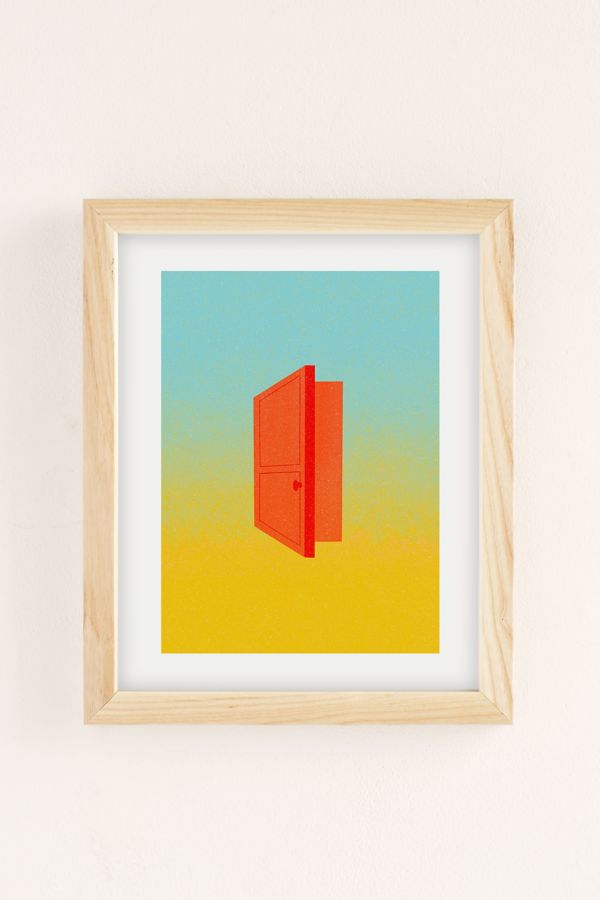 Slide View: 1: Emily Lynn Perelman Door In Gradient Art Print