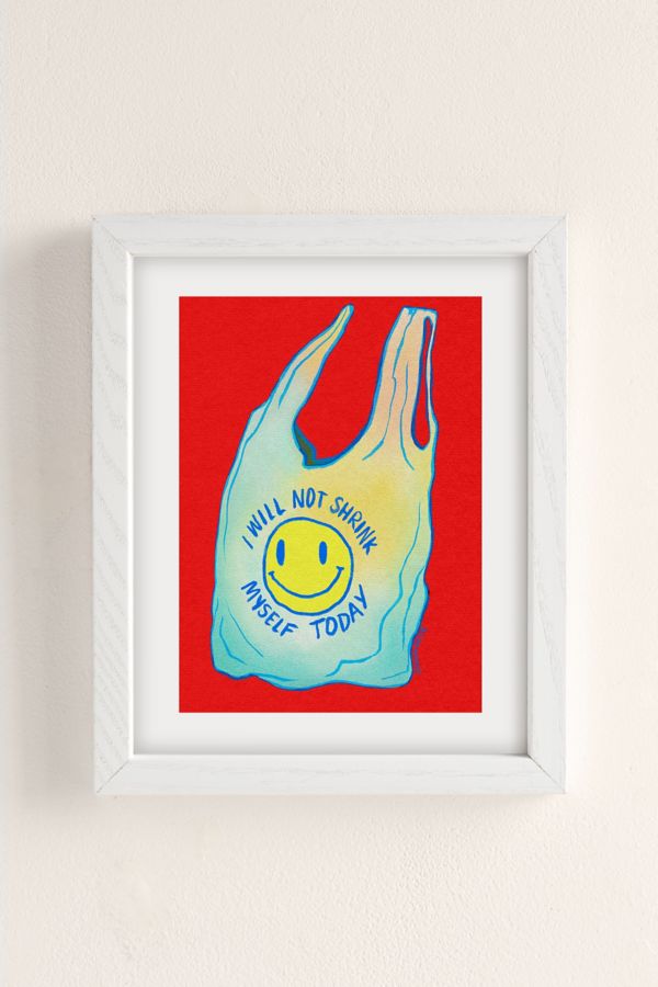 Slide View: 2: Chromoeye I'm A Plastic Bag Art Print