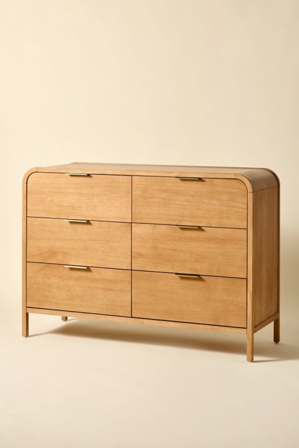 Slide View: 2: Kane 6-Drawer Wood Dresser