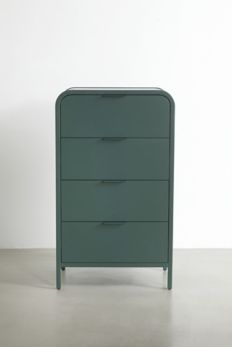 Slide View: 2: Kane Tall 4-Drawer Dresser