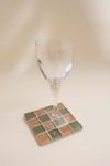 Thumbnail View 3: Subtle Art Studios Checkered Glass Tile Coaster