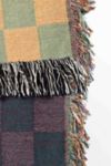 Thumbnail View 4: Clr Shop Green & Gold Woven Throw Blanket