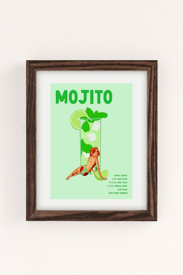 Slide View: 2: Art By Emily The Mojito Art Print