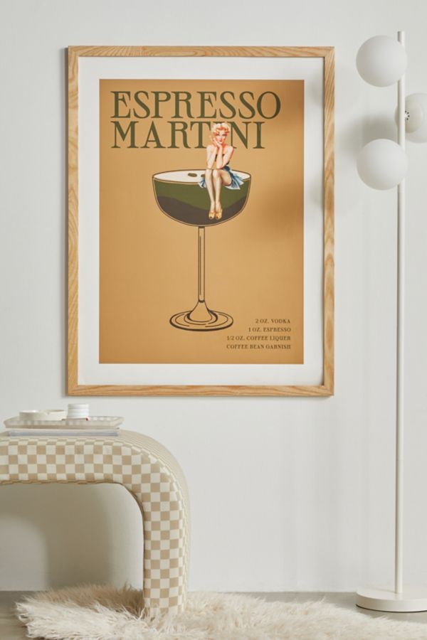 Slide View: 1: Reproduction artistique The Espresso Martini Art By Emily