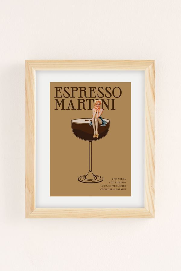 Slide View: 2: Reproduction artistique The Espresso Martini Art By Emily