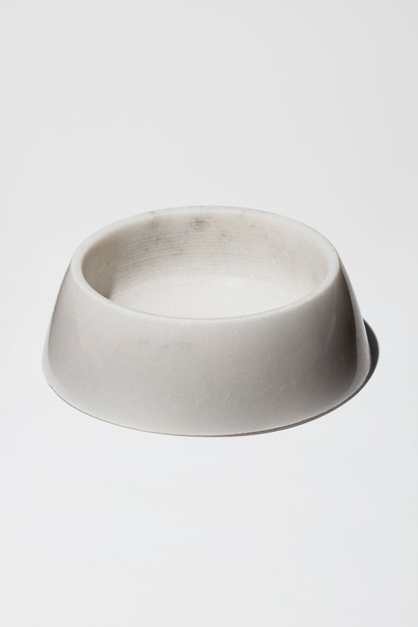 Slide View: 2: Puebco Marble Pet Bowl