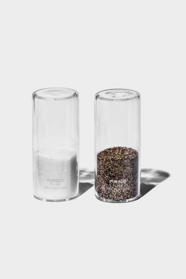 Slide View: 2: Puebco Glass Salt & Pepper Shaker Set