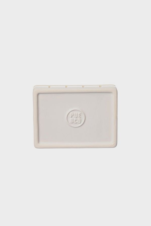 Slide View: 3: Puebco Ceramic Grid Soap Dish