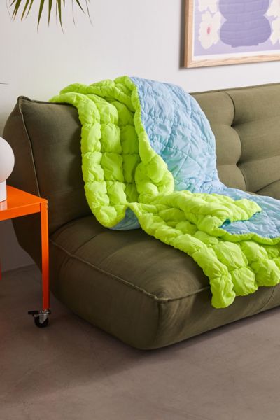 Nylon Marshmallow Puff Throw Blanket