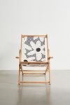 Thumbnail View 2: Kierkegaard Design Studio Deny Daisy Time Retro Floral Checks Outdoor Folding Chair