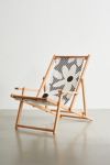 Thumbnail View 3: Kierkegaard Design Studio Deny Daisy Time Retro Floral Checks Outdoor Folding Chair