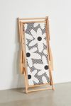 Thumbnail View 6: Kierkegaard Design Studio Deny Daisy Time Retro Floral Checks Outdoor Folding Chair