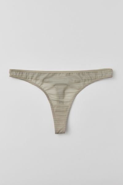Out From Under Sheer Mesh Thong