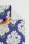 Thumbnail View 3: Jenean Morrison Daisy Bouquet Blue Removable Wallpaper