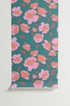 Thumbnail View 2: FEMcreative English Roses In Pink And Green Removable Wallpaper