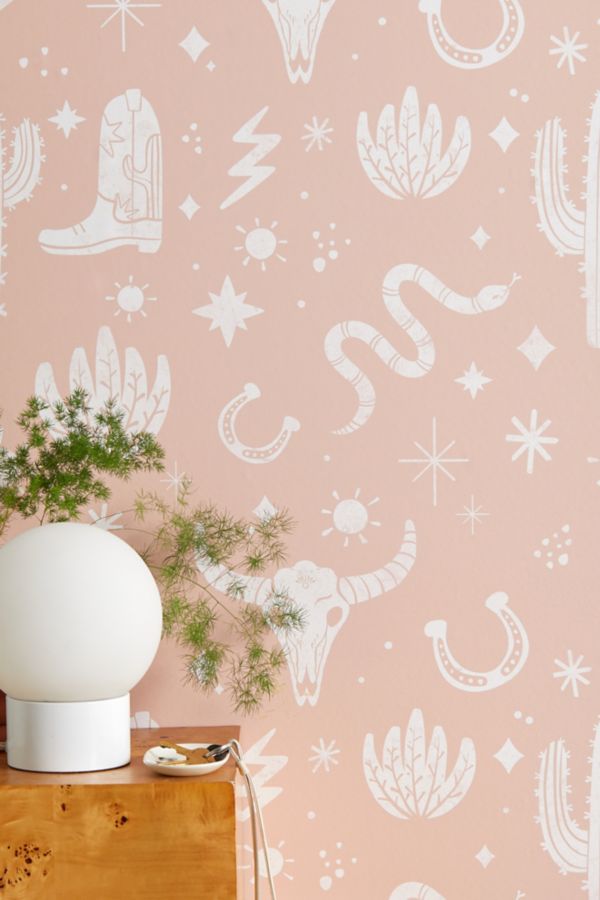 Slide View: 1: trajeado14 Cowboy Western Boho Earthy Pattern Removable Wallpaper