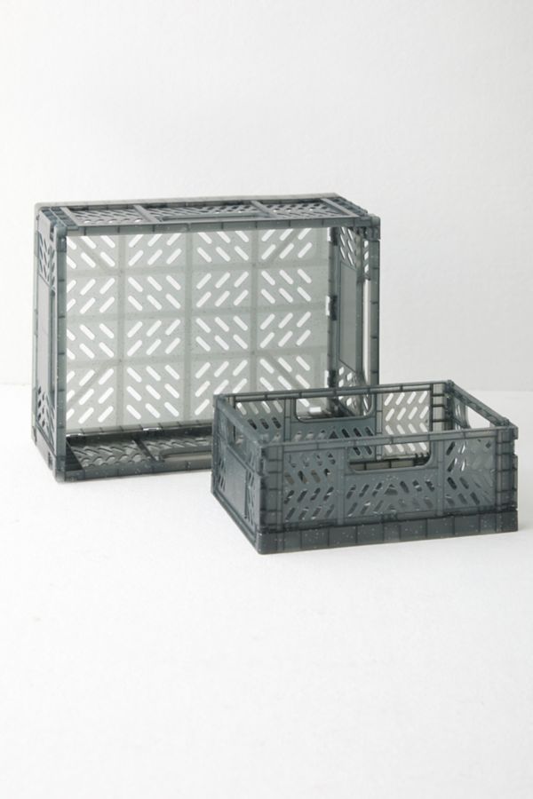 Slide View: 1: Felix Jelly Folding Storage Crate