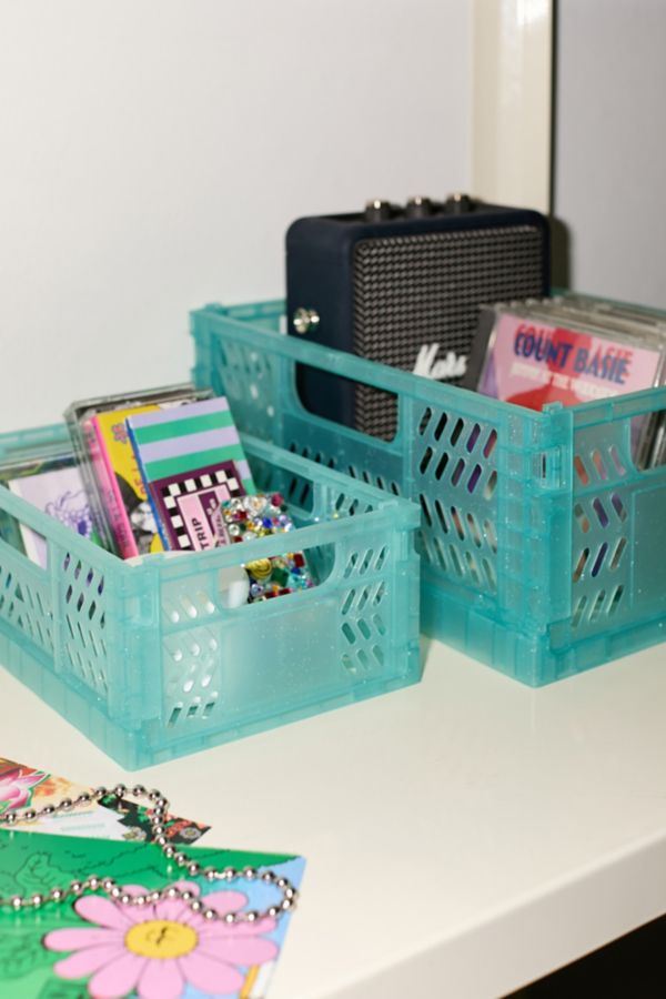 Slide View: 1: Felix Jelly Folding Storage Crate