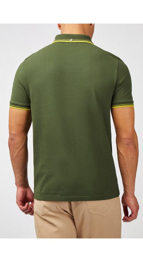 Slide View: 3: Ben Sherman Signature Cotton Pique Polo Shirt