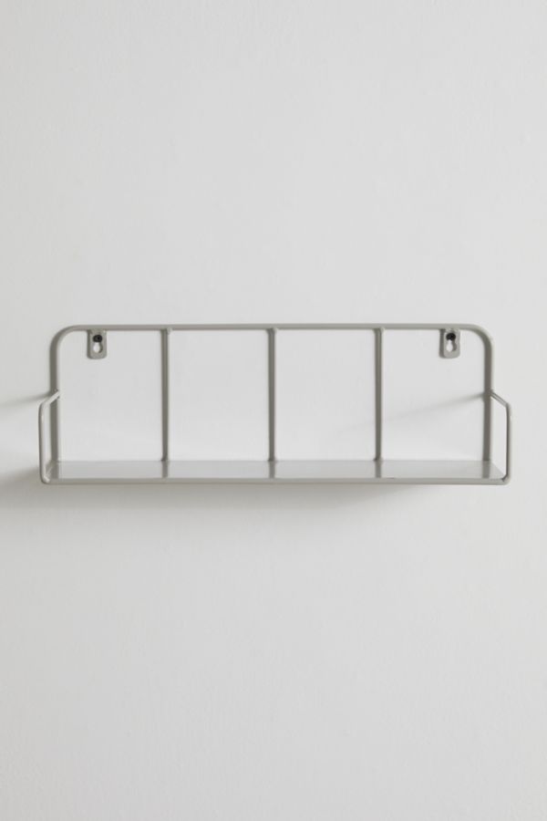 Slide View: 2: Metal Floating Wall Shelf