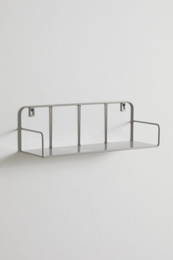 Slide View: 3: Metal Floating Wall Shelf