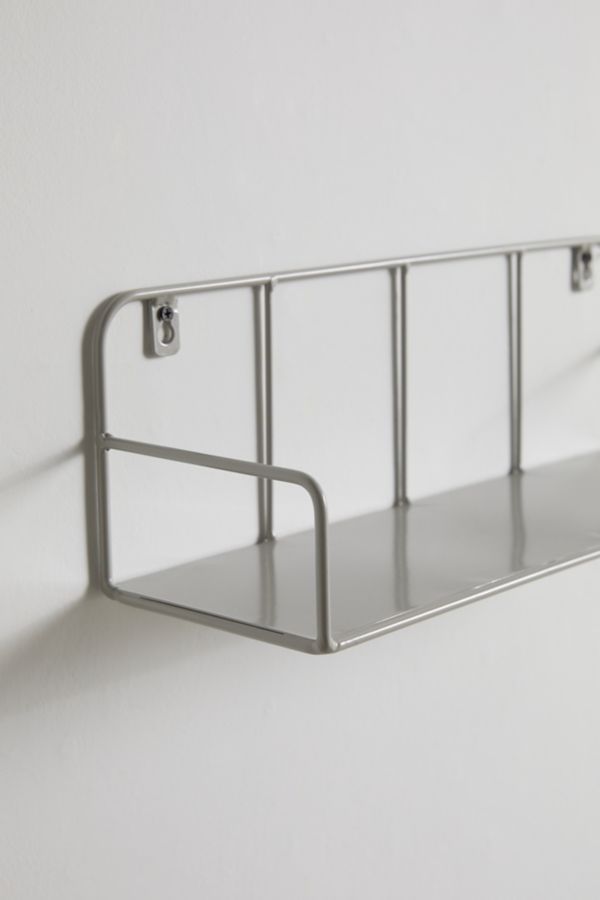 Slide View: 4: Metal Floating Wall Shelf