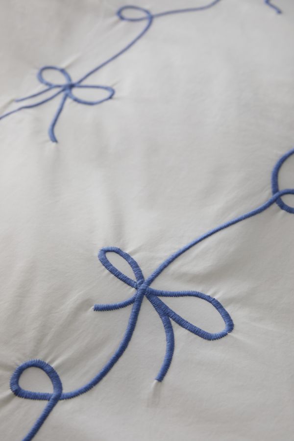 Slide View: 4: Lacey Bows Duvet Cover