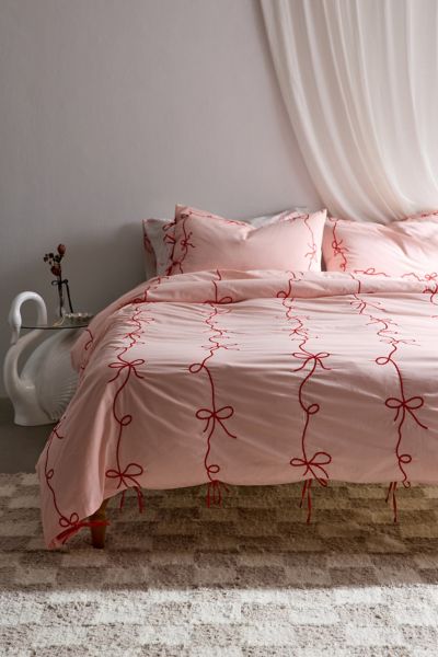 Lacey Bows Duvet Cover