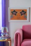 Thumbnail View 1: InkTally Cosmic Retro ‘60s ‘70s Starry Eyes Art Print