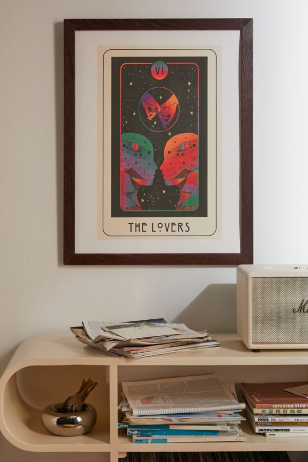 Slide View: 1: InkTally The Lovers Art Print