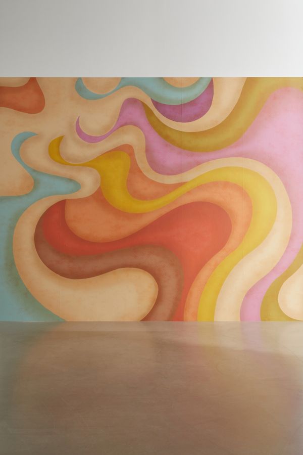 Slide View: 2: UO Home Silas Wave Removable Wall Mural