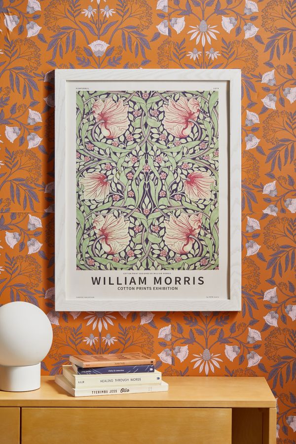 Slide View: 1: PSTR Studio William Morris Pimpernel Frameless Art Print