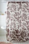 Thumbnail View 1: Frog Toile Patterned Shower Curtain