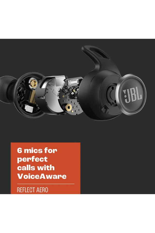 Slide View: 4: JBL Reflect Aero Adaptive Noise Cancelling Wireless Earbuds