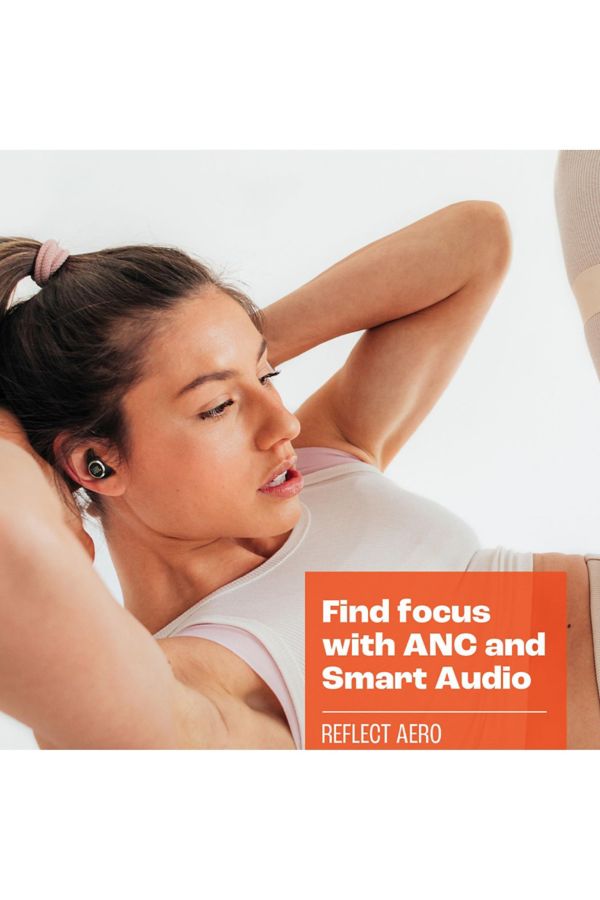 Slide View: 5: JBL Reflect Aero Adaptive Noise Cancelling Wireless Earbuds