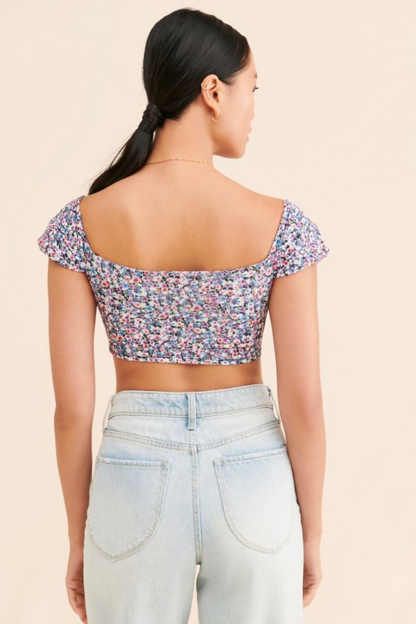 Slide View: 2: AFRM Lazo Crop Top