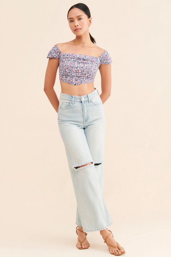 Slide View: 4: AFRM Lazo Crop Top