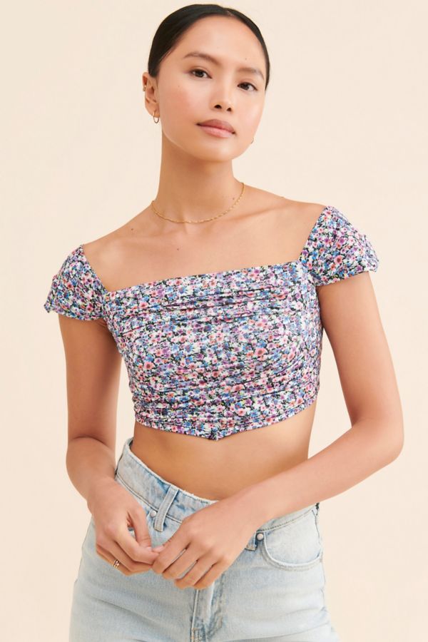 Slide View: 1: AFRM Lazo Crop Top