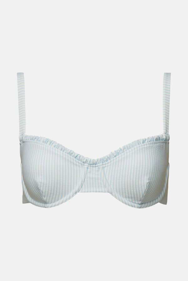 Slide View: 2: Onia Marilyn Ruffled Underwire Bikini Top