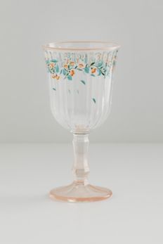 Slide View: 2: Botanical Stemmed Wine Glass