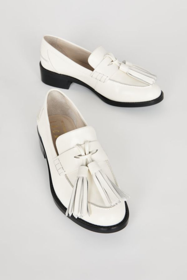 Slide View: 1: Intentionally Blank Neighbor Leather Tassel Loafer