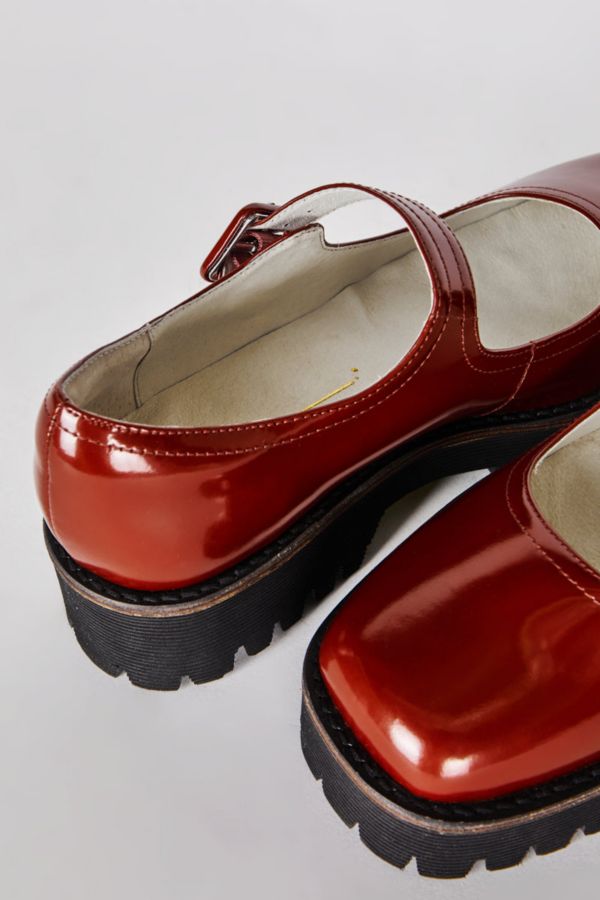 Slide View: 3: Intentionally Blank Veronica Leather Platform Mary Jane