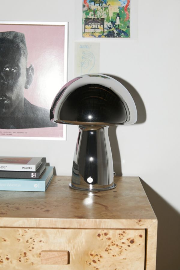 Slide View: 1: Valley Cruise Press Midcentury Mushroom Table Lamp