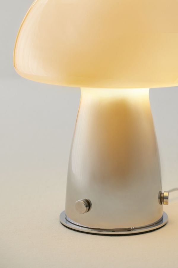 Slide View: 5: Valley Cruise Press Midcentury Mushroom Table Lamp