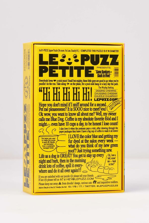 Slide View: 2: Le Puzz Gone Bonkers — Back in Five! Mini Jigsaw Puzzle