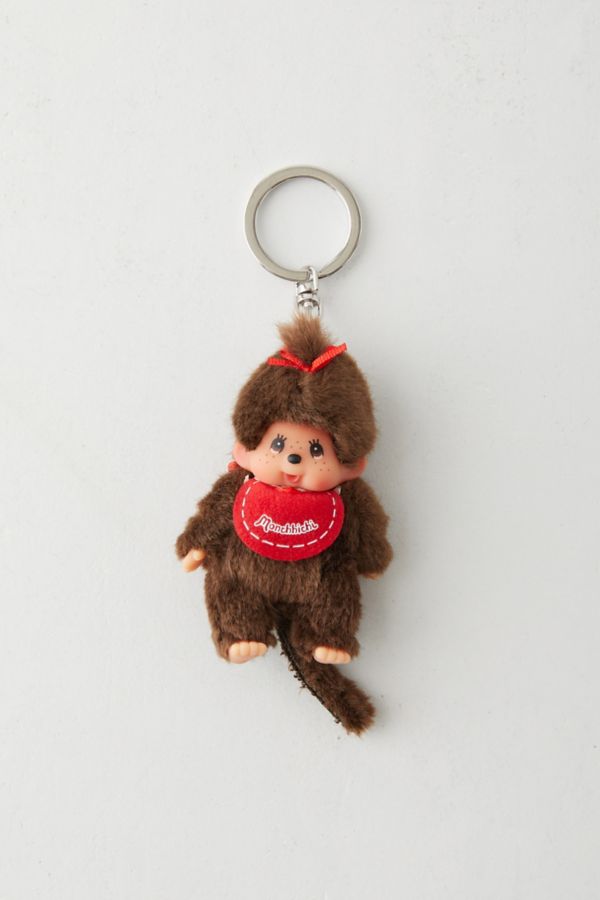 Slide View: 2: Monchhichi Classic Plushie Keychain