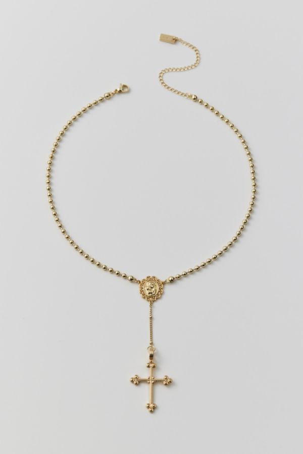 Slide View: 1: Serpenti Apparel The Rosary Necklace